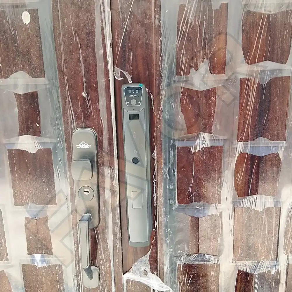 Jasa Pasang Smart Door Lock Favor - Face Lock - Pintu Kayu Lama