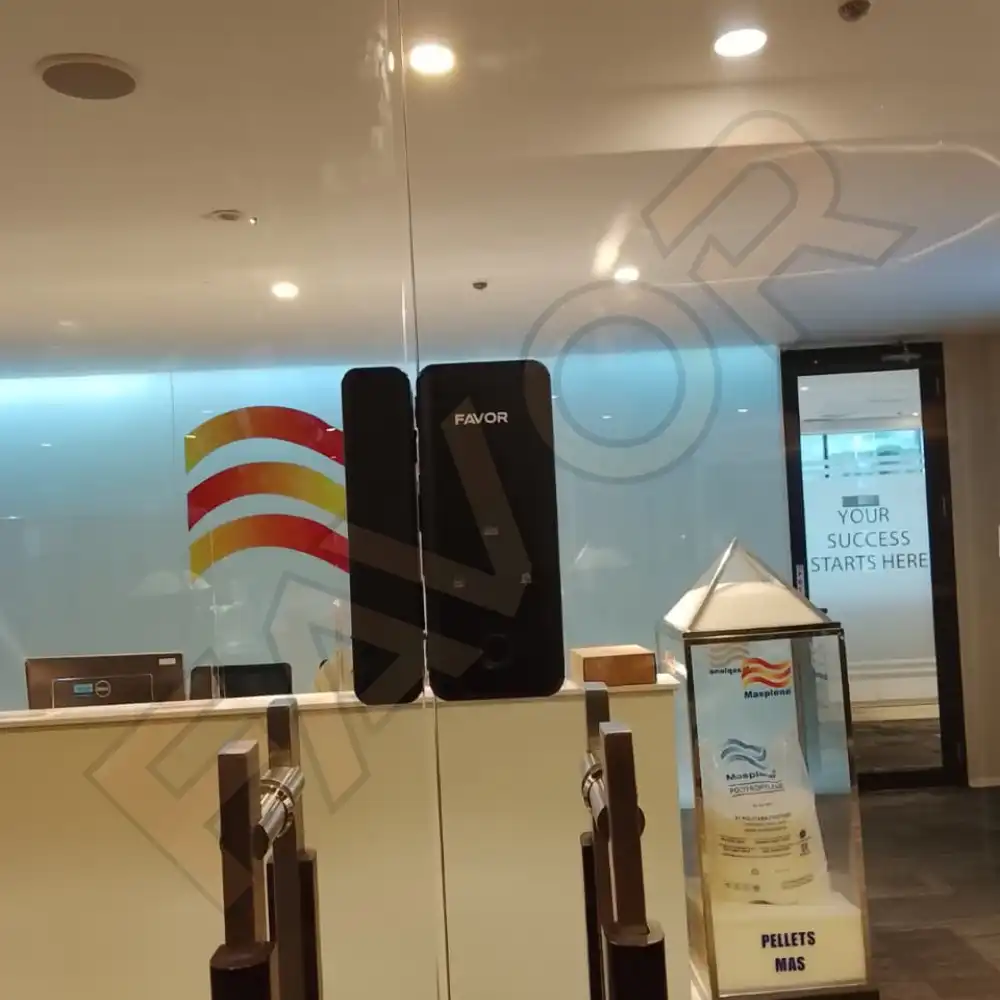 Jasa Pasang Smart Door Lock Favor - Pintu Kaca Frameless