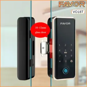Smart Door Lock Pintu Kaca - Favor VO18T - 06