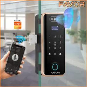 Smart Door Lock Pintu Kaca - Favor VO28 - 02