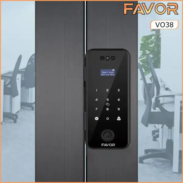 Smart Lock Pintu Kaca - Favor VO38 - 02