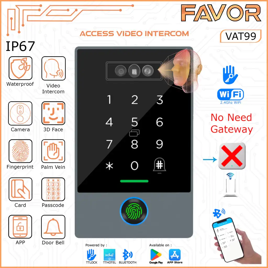 Access Door Smart Favor VAT99 - Access Control Solution 01