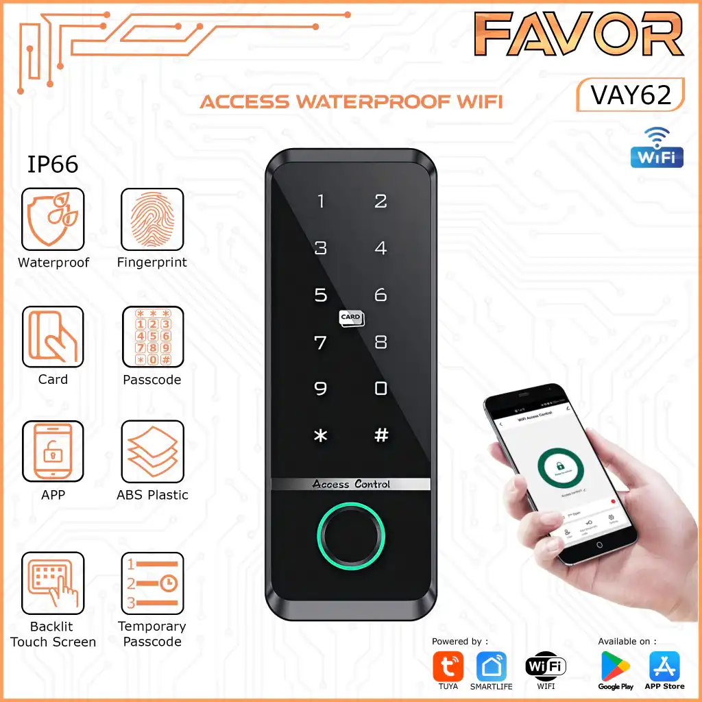 Access Door Smart VAY62 - Access Control Solution - Waterproof 01