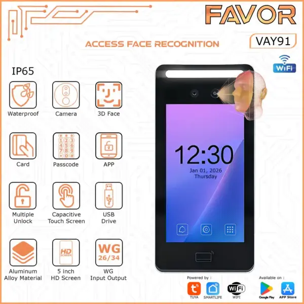 Access Door Smart VAY91 - Access Control Solution - Waterproof 01