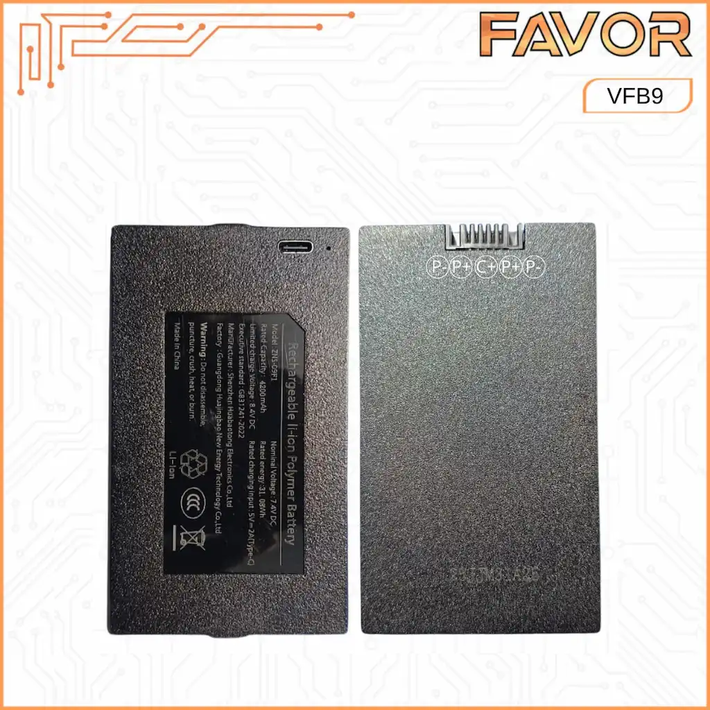 Baterai Smart Door Lock - Favor VFB9 - Lithium Ion Rechargable 01