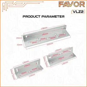 Bracket ZL Magnetic Lock 180 kg - Favor VLZ2 02