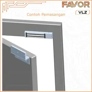 Bracket ZL Magnetic Lock 280 kg - Favor VLZ 09