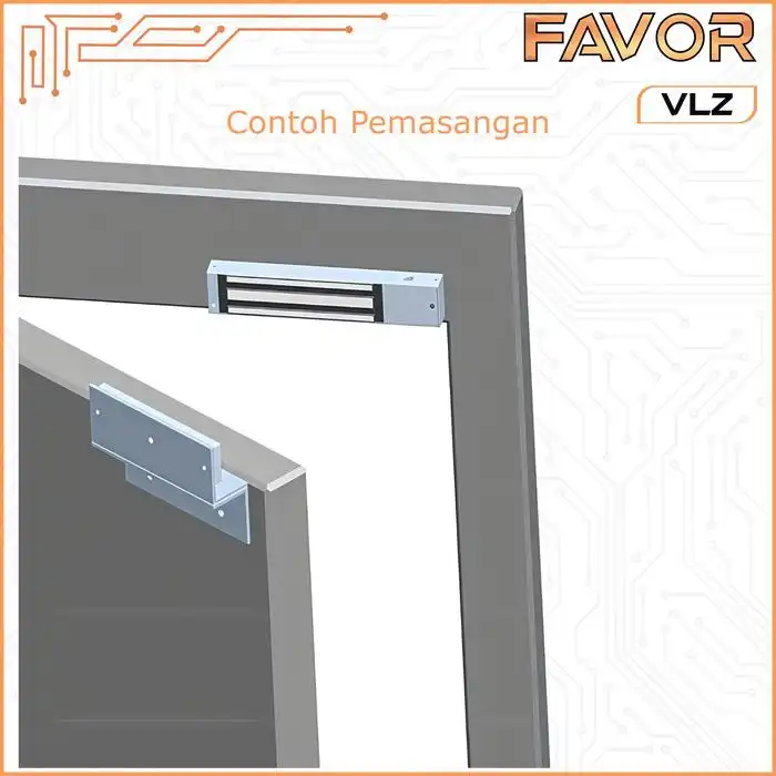 Bracket ZL Magnetic Lock 280 kg - Favor VLZ 09