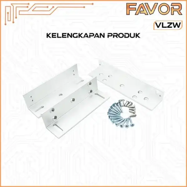 Bracket ZL Waterproof Magnetic Lock 280 kg - Favor VLZW 03
