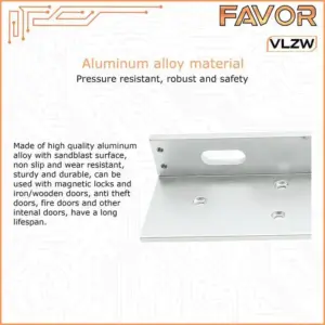 Bracket ZL Waterproof Magnetic Lock 280 kg - Favor VLZW 04