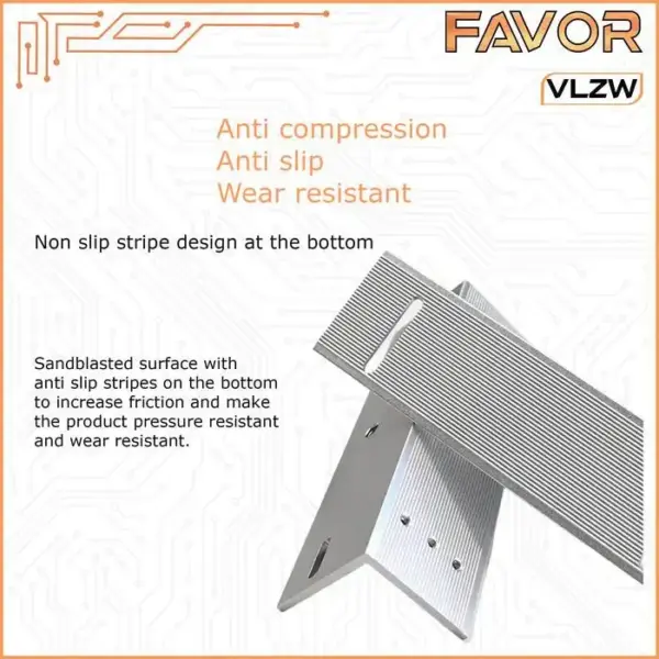 Bracket ZL for Magnetic Lock 280 kg - Favor VLZW - Waterproof