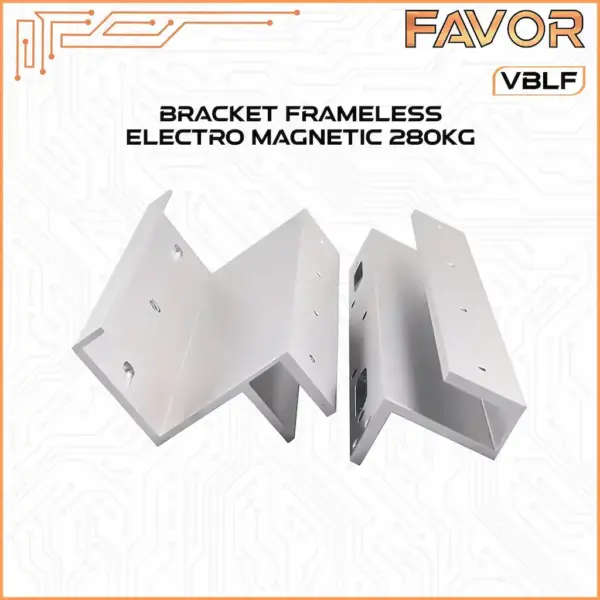 Bracket ZU Frameless Magnetic Lock 280 kg - Favor VBLF 01
