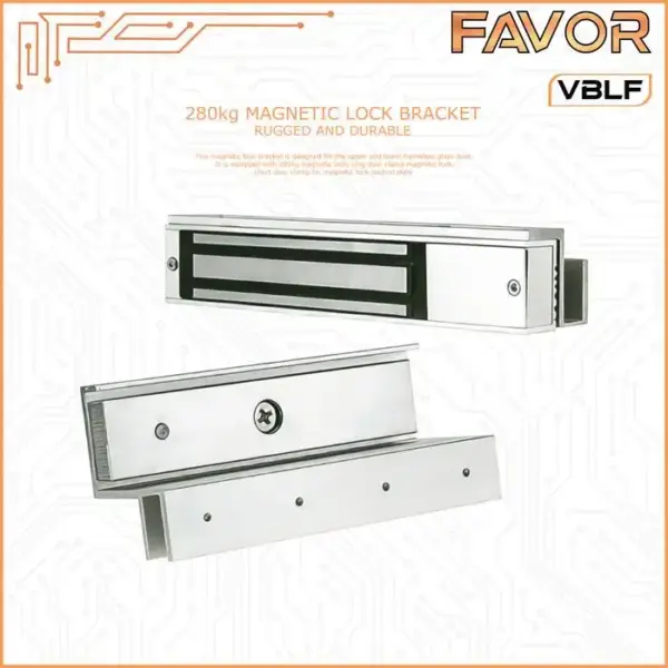 Bracket ZU Frameless Magnetic Lock 280 kg - Favor VBLF 04