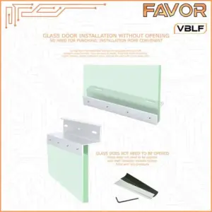 Bracket ZU Frameless Magnetic Lock 280 kg - Favor VBLF 05