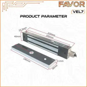 Emlock 280 kg Waterproof IP66 - Favor VEL7 02