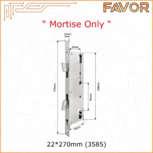 FAVOR Mortise Smart Door Lock Swing - Sliding - Deadbolt - SingleLatch 02