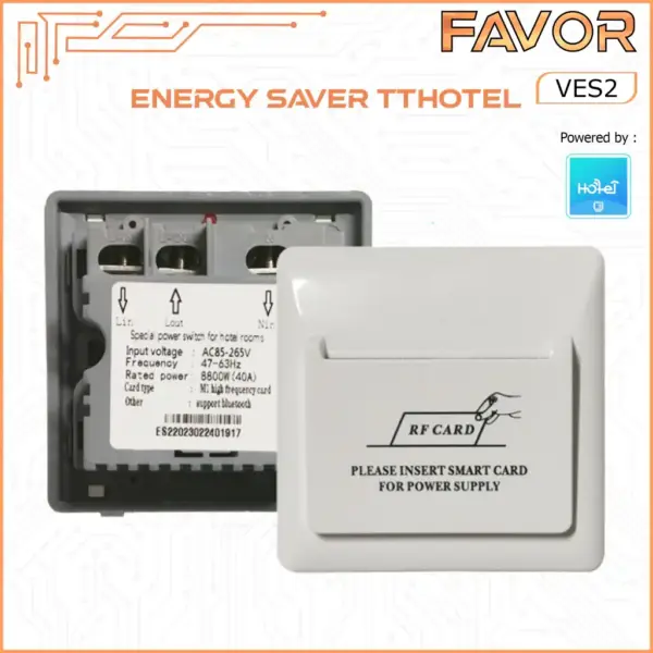 Hotel Energy Saver Switch - Favor VES2 01