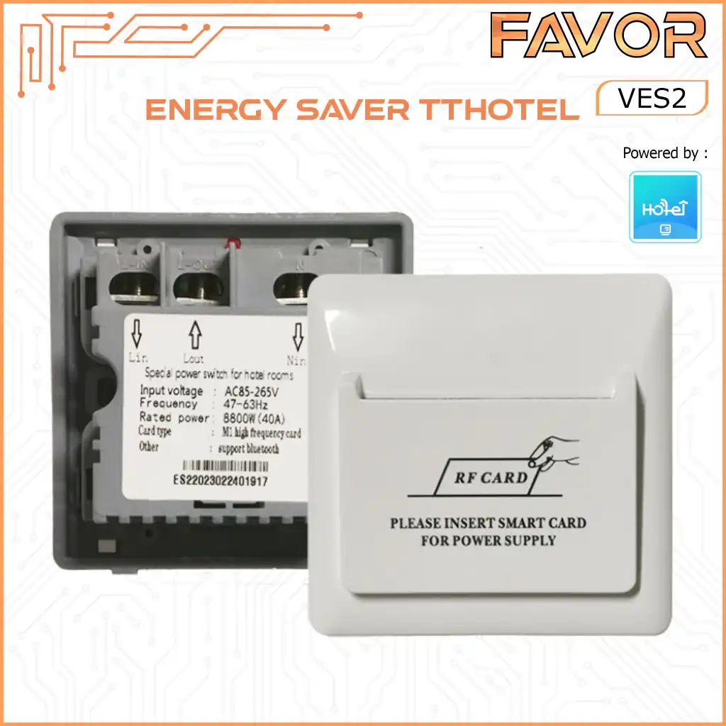 Hotel Energy Saver Switch - Favor VES2 01