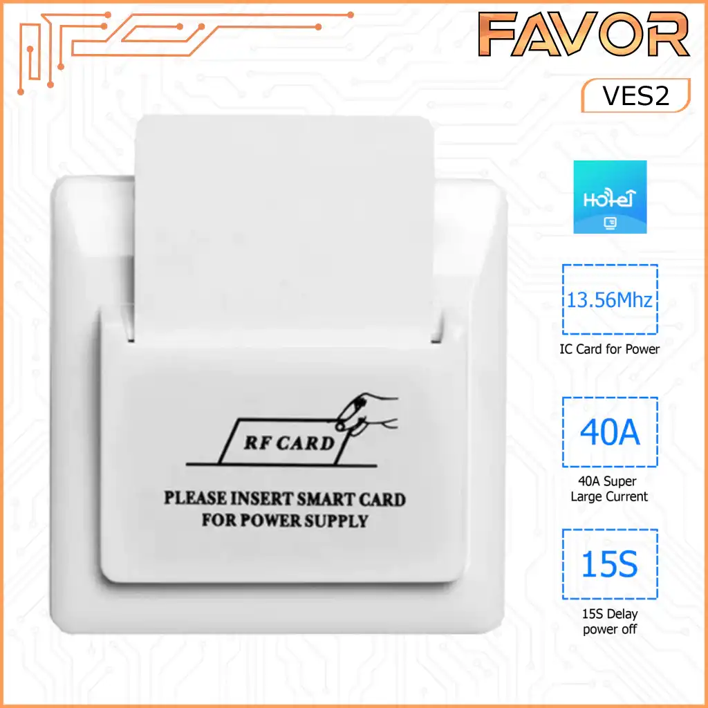 Hotel Energy Saver Switch - Favor VES2 02