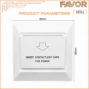 Hotel Energy Saver Switch - Favor VES2 07