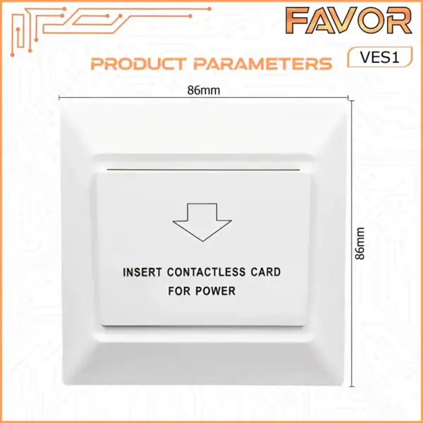 Hotel Energy Saver Switch - Favor VES2 07