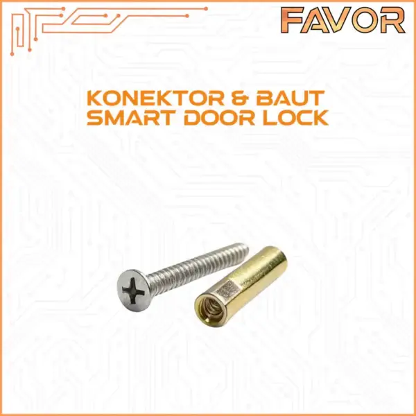 Konektor Penghubung Mur Smart Door Lock Favor 02