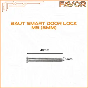 Konektor Penghubung Mur Smart Door Lock Favor - Image 9