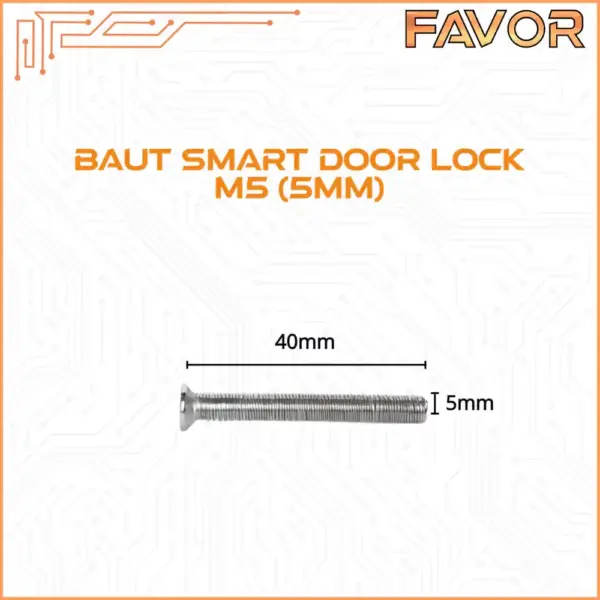 Konektor Penghubung Mur Smart Door Lock Favor