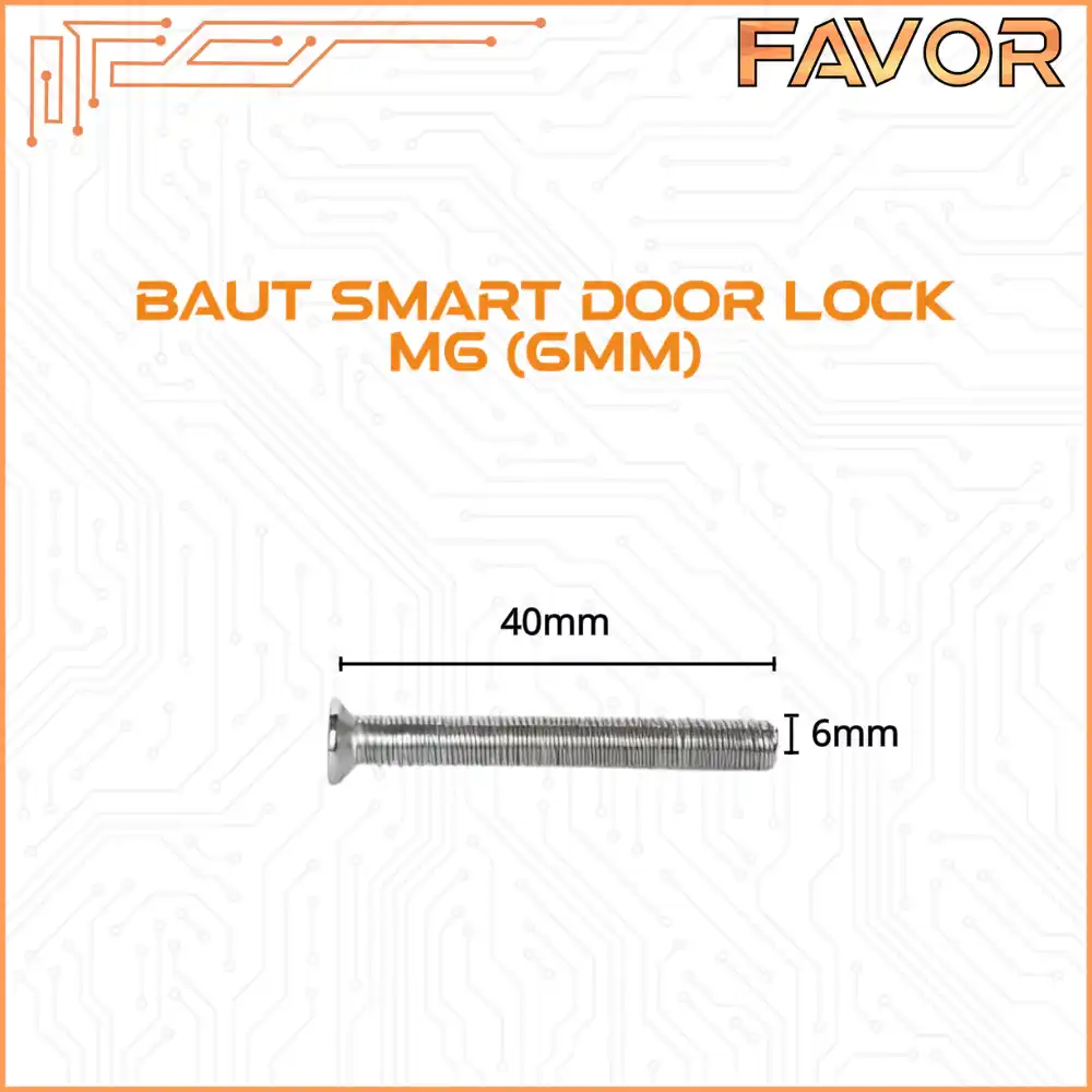 Konektor Penghubung Mur Smart Door Lock Favor - Image 10