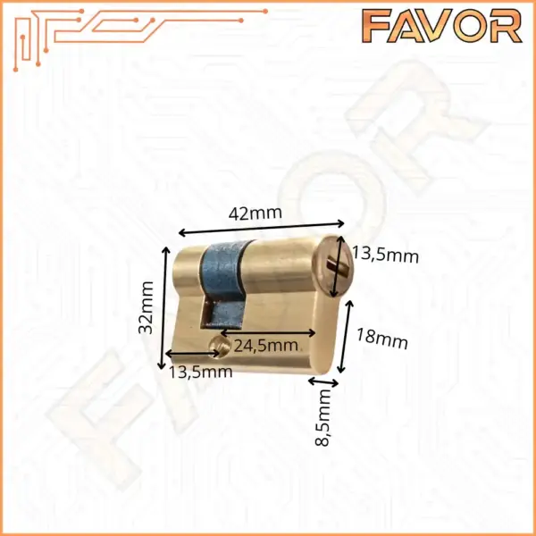 Kunci Cylinder Manual untuk Smart Lock 02