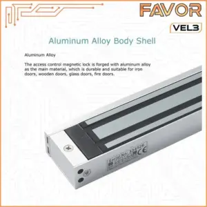 Magnetic Lock 280 kg - Favor VEL3 - Emlock 04