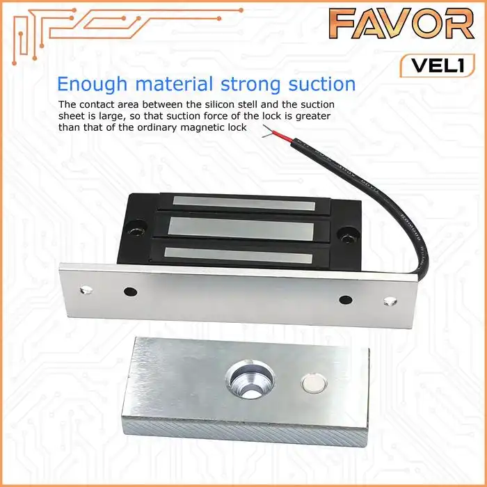 Magnetic Lock 60 kg - Favor VEL1 04
