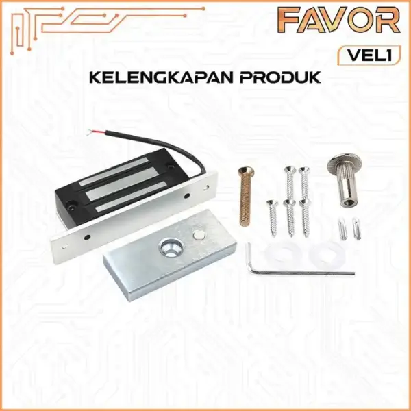 Magnetic Lock 60 kg - Favor VEL1 06