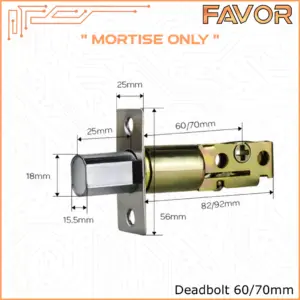 Mortise Smart Door Lock Favor - Swing - Sliding - Deadbolt - Single latch - Image 17