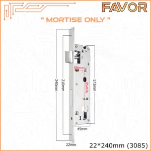 Mortise Smart Door Lock Favor - Swing - Sliding - Deadbolt - Single latch - Image 7