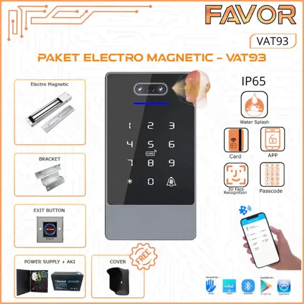 Paket Access Door Smart - Favor VAT93 - Face Recognition