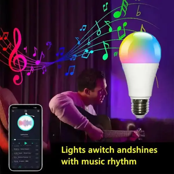 Smart Bulb Lamp 10 Watt RGB + WW - WiFi - Favor 07
