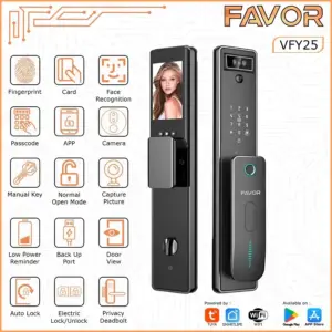 Smart Door Lock Favor FH25 - 3D Face Recognition 01