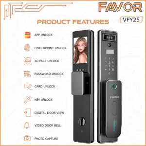 Smart Door Lock Favor FH25 - 3D Face Recognition 04