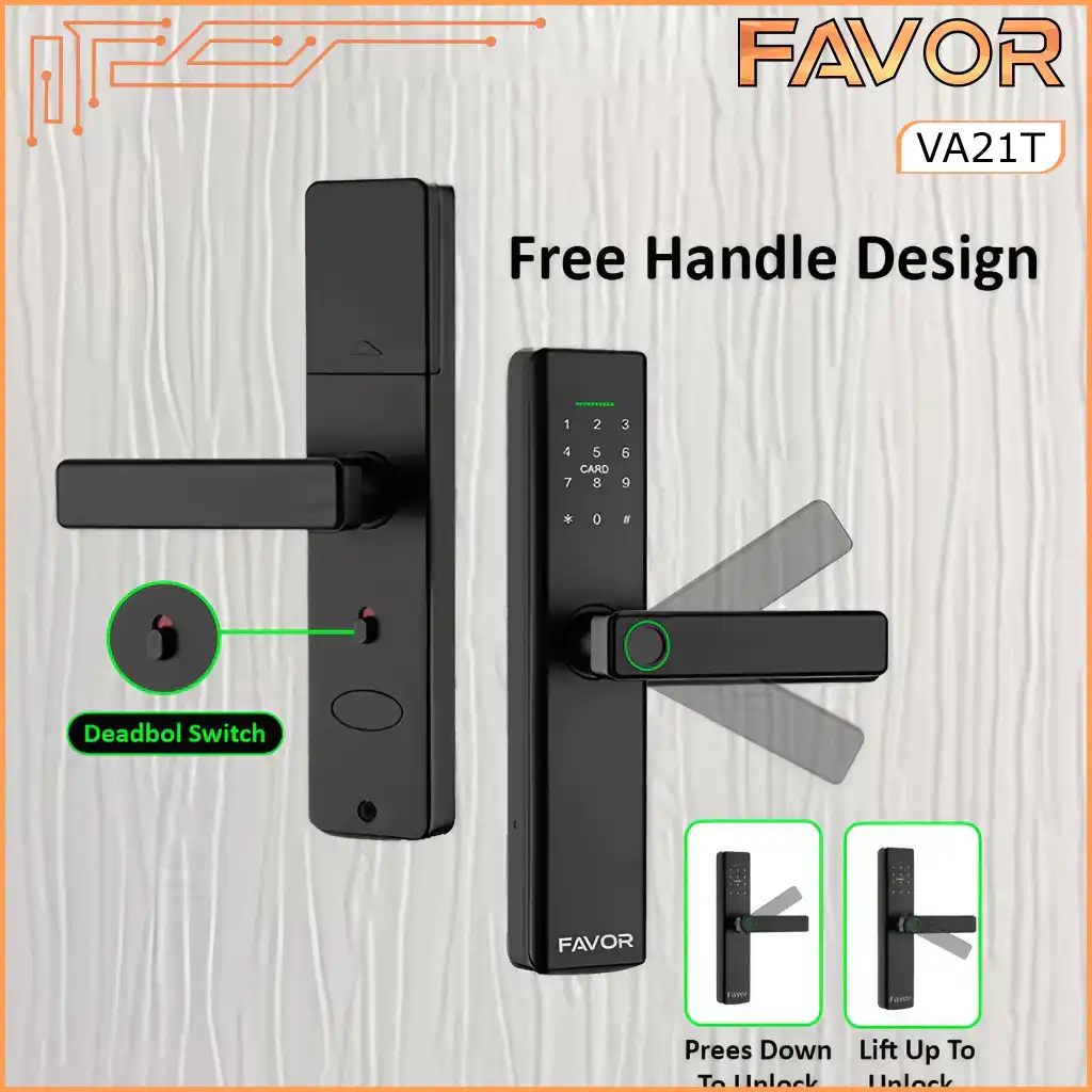 Smart Door Lock - Favor VA21T - Kunci Fingerprint 05