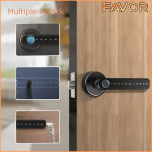Smart Door Lock Favor VCT03 - Gagang Pintu Elektrik 02