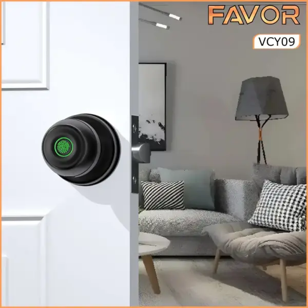 Smart Door Lock Favor VCY09 - Handle Knob 02