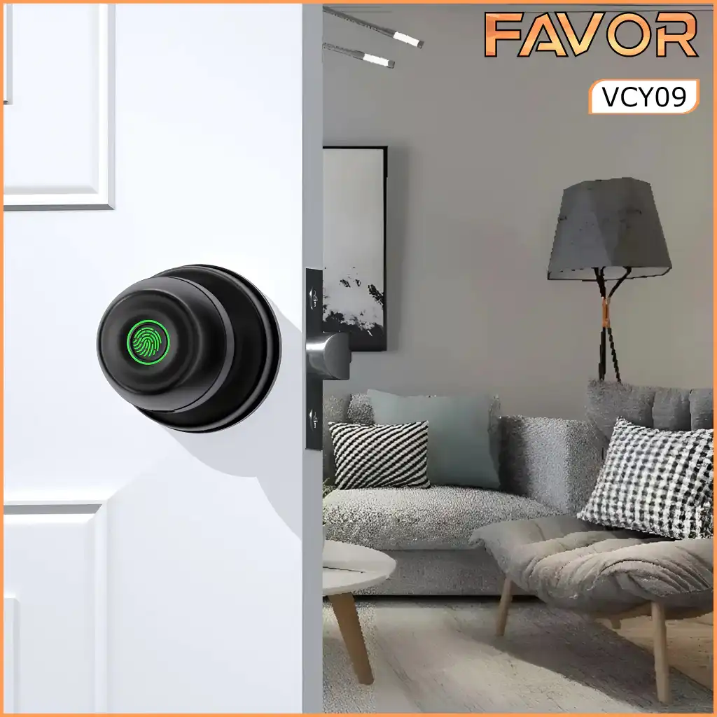 Smart Door Lock Favor VCY09 - Handle Knob 02