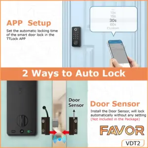 Smart Door Lock Favor VDT2 - Gagang Pintu Otomatis 07
