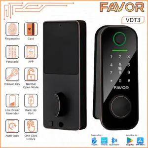 Smart Door Lock - Favor VDT3 - Deadbolt 01