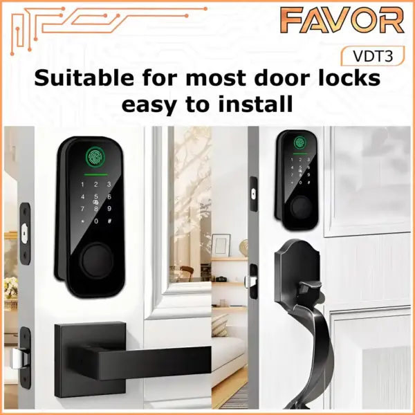 Smart Door Lock - Favor VDT3 - Deadbolt 06