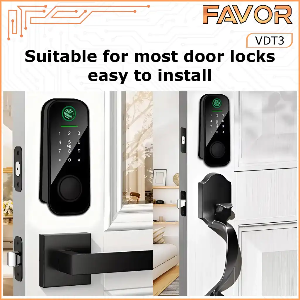 Smart Door Lock - Favor VDT3 - Deadbolt 06