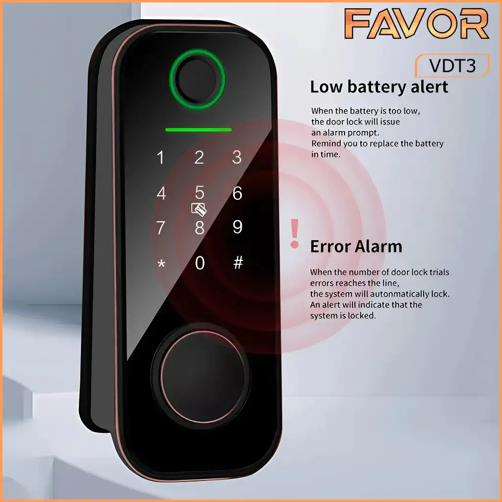 Smart Door Lock - Favor VDT3 - Deadbolt 08