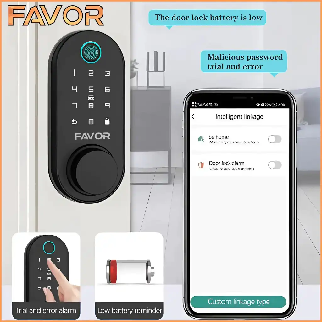 Smart Door Lock - Favor VDY02 - Deadbolt 05
