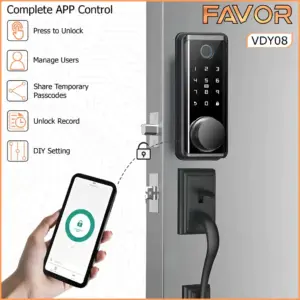 Smart Door Lock - Favor VDY08 - Deadbolt 04